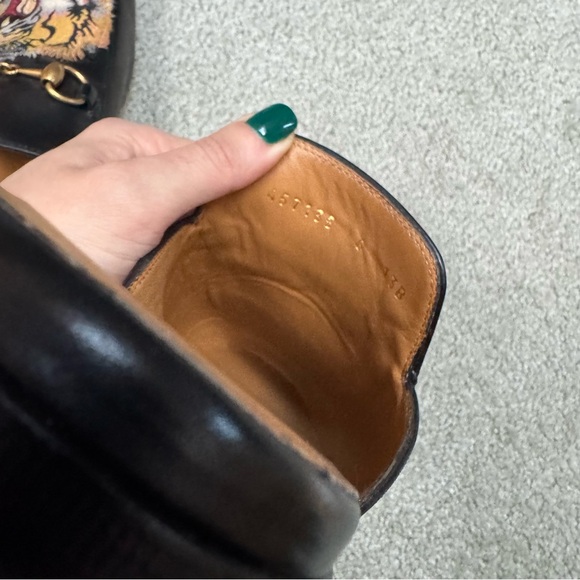 Gucci King Tiger Princeton Leather Loafer For Men Size 6 - Picture 4 of 8